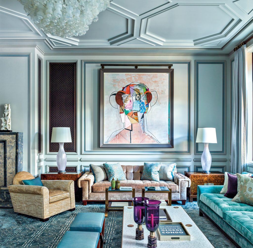 Painting by George Condo